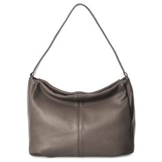 Сумка хобо Afina, натуральная кожа, кардамон