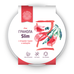 Гранола Fast Brunch Slim с ягодами годжи и имбирем, стакан, 80 г