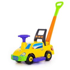 Каталка-толокар Molto Пикап с ручкой (63021 / 63038 / 63045) со звуковыми эффектами желтый