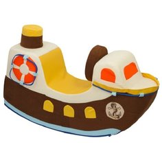 Качалка PAREMO Кораблик PCR816-01 белый/желтый/коричневый