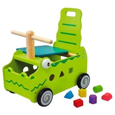 Каталка-толокар Im Toy Крокодил (87630) зеленый
