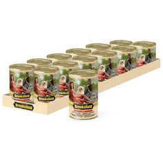 Влажный корм для собак BROOKSFIELD говядина, индейка с коричневым рисом 12шт. х 400г