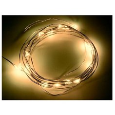 Гирлянда NEON-NIGHT Роса, 20 LED, 200 см, 20 ламп, желтый/прозрачный провод