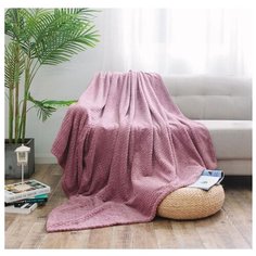 Плед Cleo Royal plush 150х200 см, темно-розовый