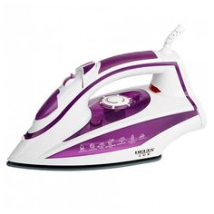 Утюг DELTA LUX DL-352 фиолетовый/белый