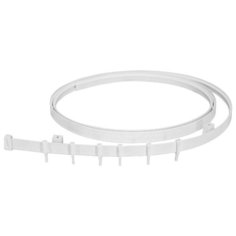 Карниз однорядный Эскар 240430700 (700 см) белый