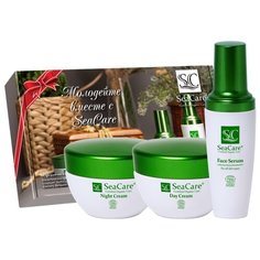 SeaCare Certified Organic Care Органический набор для лица№4: Дневной крем 50 мл, Ночной крем 50 мл и Сыворотка 50 мл