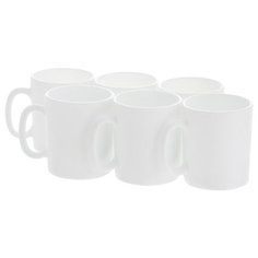 Luminarc Набор кружек Essence White 6 шт 320 мл белый