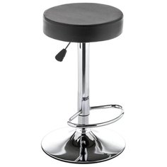 Стул Woodville Logo, металл/искусственная кожа, цвет: black