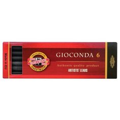 KOH-I-NOOR Уголь искусственный Gioconda, 6 шт (8673/2) черный