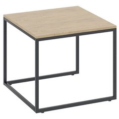 Столик журнальный ТриЯ Лофт тип 1, ДхШ: 60 х 60 см, Черный/Бунратти Triya