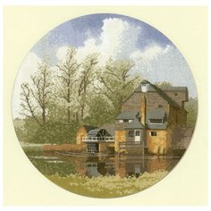 Heritage Набор для вышивания Водяная мельница 25,5 х 25,5 см (JCWM369E)