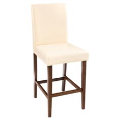 Стул Woodville Verden, дерево/искусственная кожа, цвет: espresso/beige