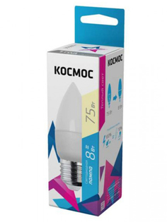 Лампочка Космос Е27 CN 8W 230V 3000K Lksm_LED8wCNE2730 Kosmos