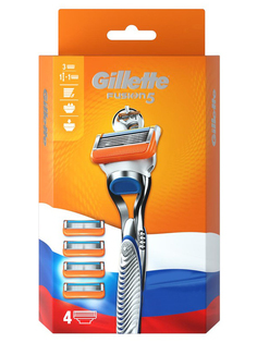 Бритва Gillette Fusion5 + 4 кассеты