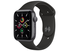 Умные часы APPLE Watch SE 44mm Space Grey Aluminium Case with Black Sport Band MYDT2RU/A