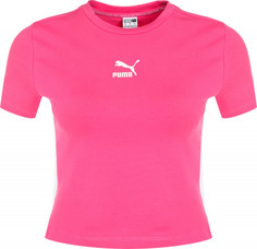 Футболка женская Puma Classics T7 Tight Top Cropped, размер 44-46