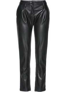 Брюки из искусственной кожи Bonprix