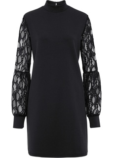 Платье с кружевными рукавами Bonprix
