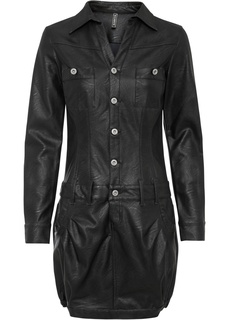 Платье из искусственной кожи Bonprix