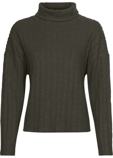 Мягкий лонгслив в рубчик Bonprix