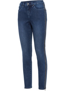 Джинсы Skinny с молниями Bonprix