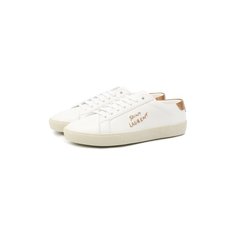 Кожаные кеды Saint Laurent