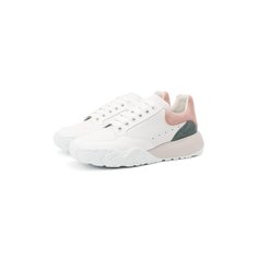 Кожаные кроссовки Court trainer Alexander McQueen