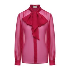 Шелковая блузка Saint Laurent