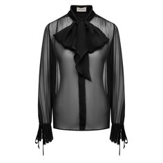 Шелковая блузка Saint Laurent