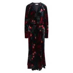 Платье из вискозы и шелка Dries Van Noten