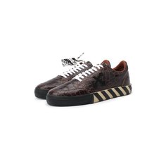 Кожаные кеды Vulcanized Off-White