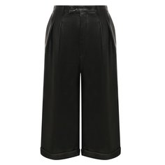Кожаные шорты Saint Laurent
