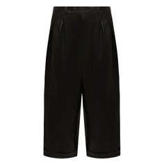 Кожаные шорты Saint Laurent