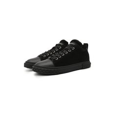 Замшевые кеды Giuseppe Zanotti Design