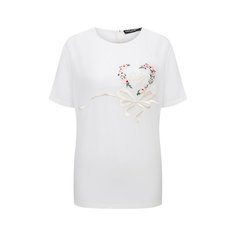 Шелковый топ Dolce & Gabbana