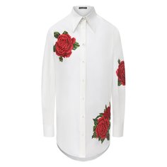 Рубашка из хлопка и шелка Dolce & Gabbana