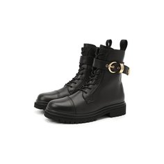 Кожаные ботинки Versace Jeans Couture