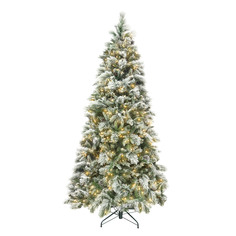 Елка новогодняя Polygroup 274cm augustine flock pine tree