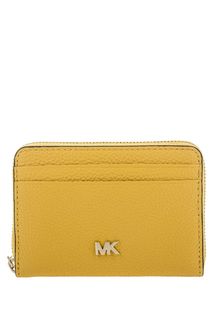 Маленький кошелек желтого цвета из зерненой кожи Mott Michael Michael Kors