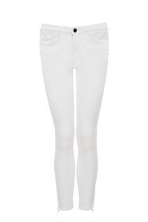 Белые джинсы скинни со стандартной посадкой Kimmy Noisy May