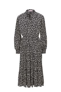 Платье из вискозы с плиссированной юбкой Alisia HIT