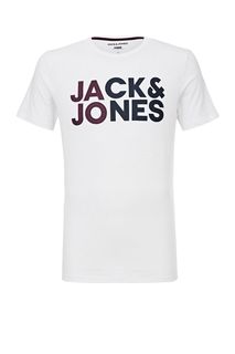 Футболка с логотипом бренда Jack & Jones