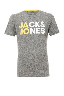 Футболка с логотипом бренда Jack & Jones