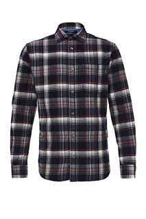 Хлопковая рубашка в клетку с карманом Jack & Jones