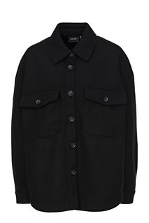 Черная куртка с накладными карманами Vero Moda