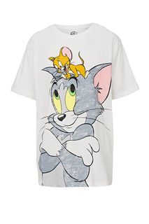 Хлопковая футболка с принтом Tom & Jerry Befree