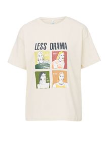 Хлопковая футболка с круглым вырезом Befree