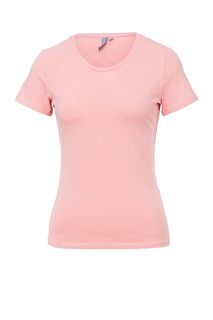 Однотонная футболка из хлопка с короткими рукавами Befree