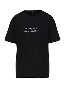 Хлопковая футболка с короткими рукавами Befree